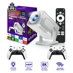 NEW HCS350 MAX Video Game Console and Projector  Ultimate Retro Gaming & Home Theater System – HD Projection, Android 11 & 10,000 Games