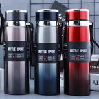 Stainless Steel Insulated Thermos Bottle Long-Lasting Hot & Cold Temperature Control, Leak-Proof Water Bottle for Tea, Coffee, Travel & Sports