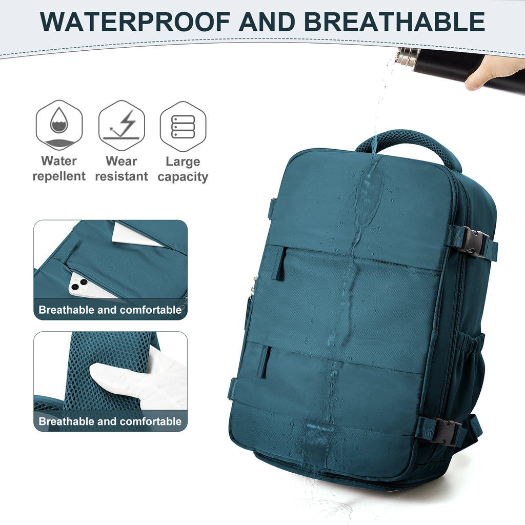Women Men Hand Luggage Ryanair Backpack Business Laptop Bag College Travel Backpack Waterproof Carry on Cabin Backpack