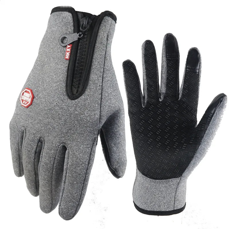 Winter Gloves for Men & Women Touchscreen Compatible, Warm, Windproof & Non-Slip for Cycling, Motorbiking & Outdoor Activities