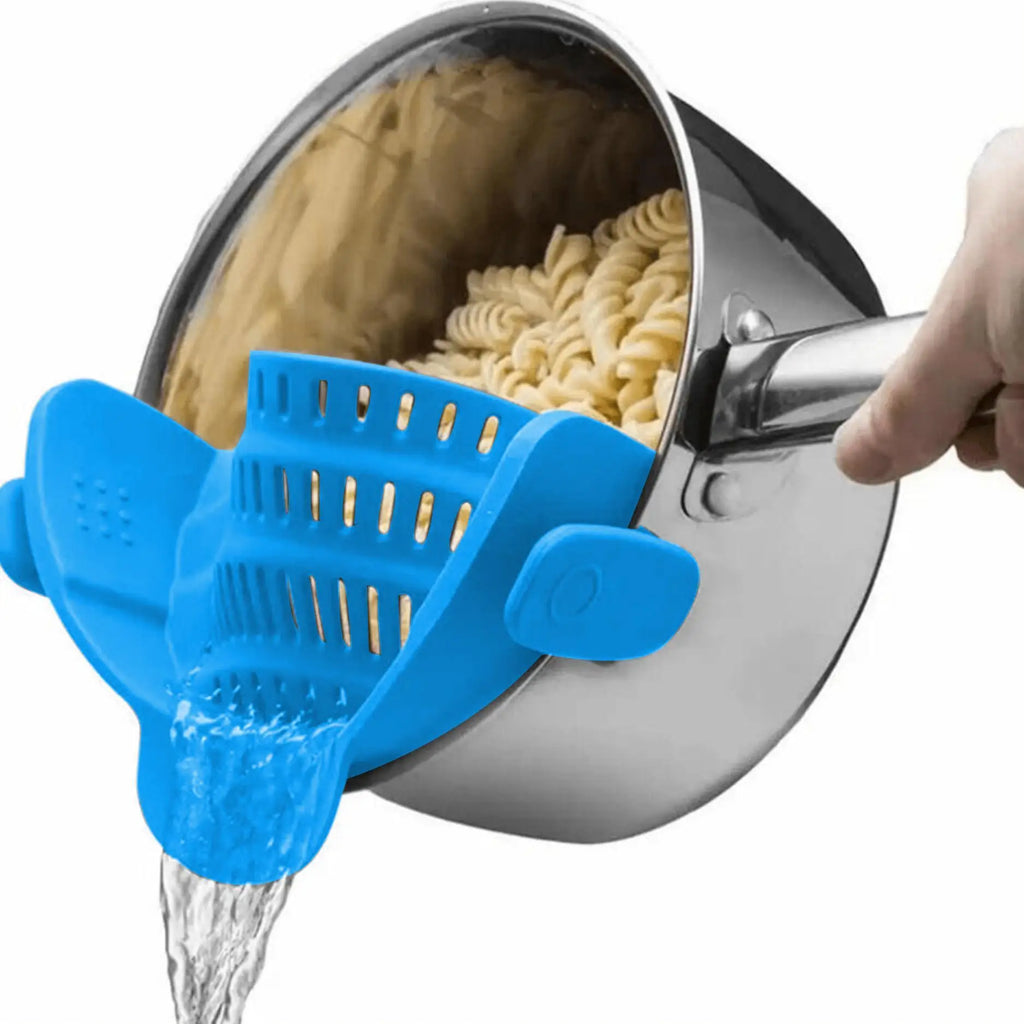 Adjustable Clip On Strainer Universal Strainer for Pots, Pans and Bowls Easy, Safe Draining & Heat-Resistant