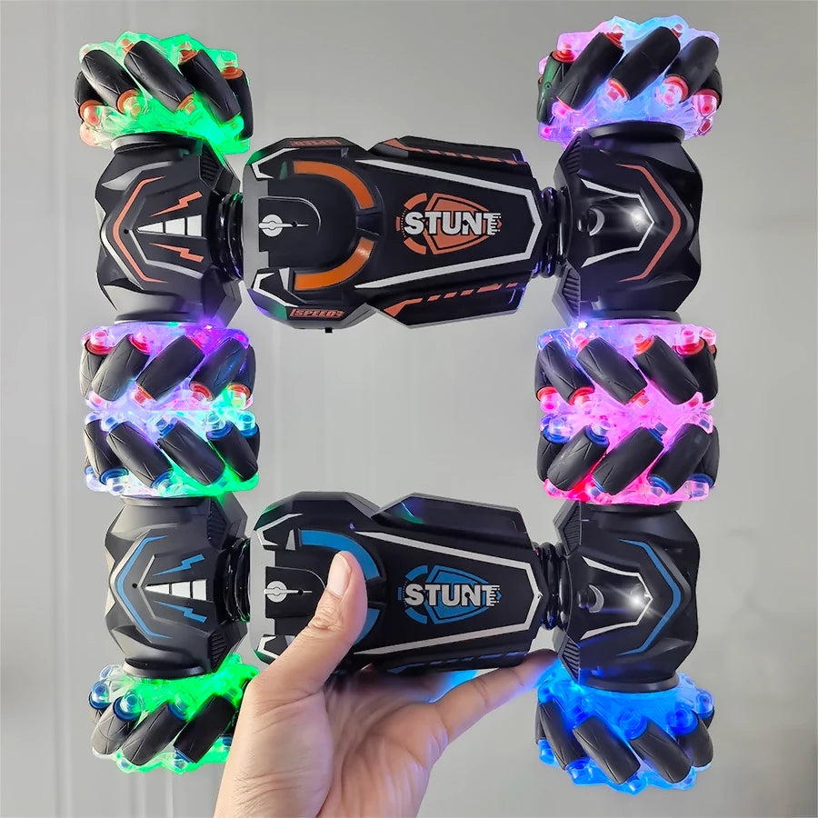 Car 360° Remote Control Double-Sided Gesture-Sensing Stunt Toy for Kids, Creative Gift for Boys Ages 6–12