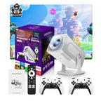 NEW HCS350 MAX Video Game Console and Projector  Ultimate Retro Gaming & Home Theater System – HD Projection, Android 11 & 10,000 Games