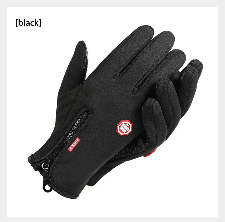 Winter Gloves for Men & Women – Touchscreen Compatible, Warm, Windproof & Non-Slip for Cycling, Motorbiking & Outdoor Activities