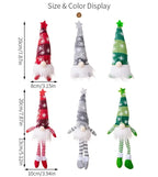 Christmas Gnome Plush with Warm Light Cute Holiday Ornament Christmas Decorations for Home Kids Gift