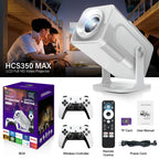 NEW HCS350 MAX Video Game Console and Projector  Ultimate Retro Gaming & Home Theater System – HD Projection, Android 11 & 10,000 Games