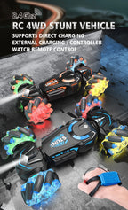 Car 360° Remote Control Double-Sided Gesture-Sensing Stunt Toy for Kids, Creative Gift for Boys Ages 6–12