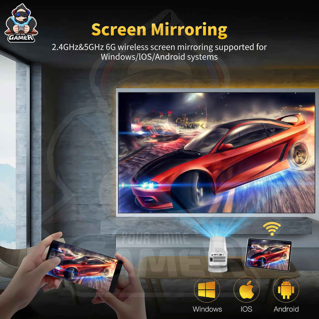 NEW HCS350 MAX Video Game Console and Projector  Ultimate Retro Gaming & Home Theater System – HD Projection, Android 11 & 10,000 Games