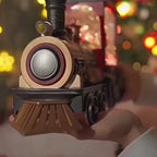 2026 Christmas Gift Crystal Ball Ornaments LED Lights Train Santa Claus Merry Christmas Decoration for Home Party Xmas